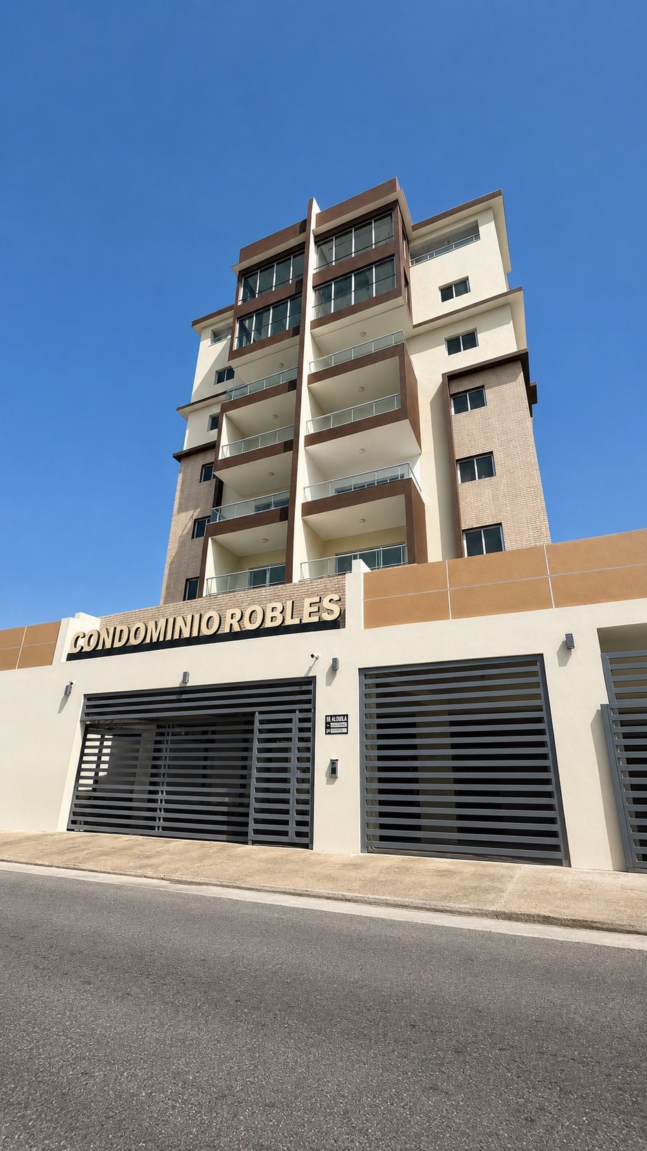Fachada, Condominio Robles